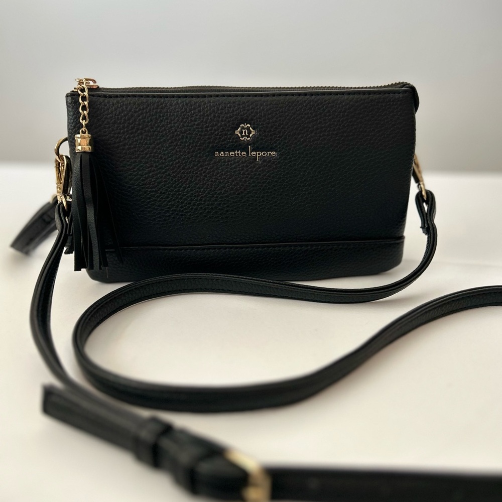 Nanette Lepore Elegant Black Crossbody Bag
